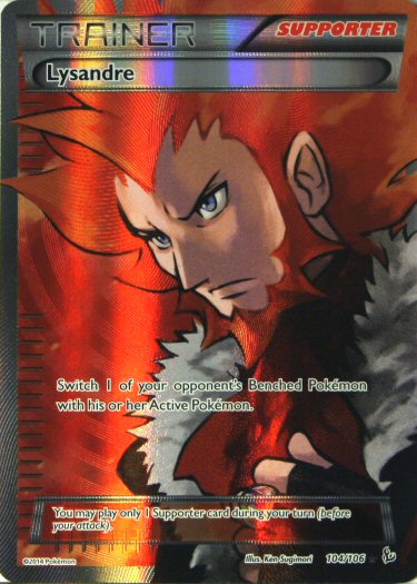 Lysandre 104/106 Full Art Holo